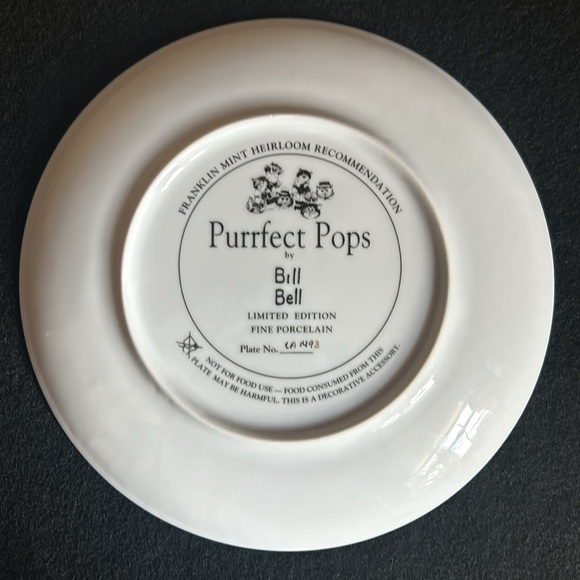 Franklin Mint Heirloom - Bill Bell Limited Edition "Purrfect Pops" - Picture 2 of 3